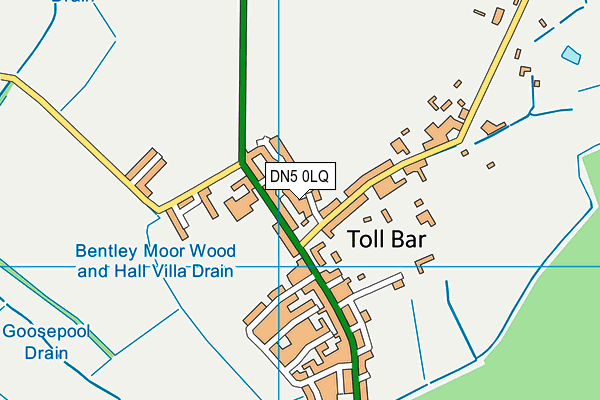 DN5 0LQ map - OS VectorMap District (Ordnance Survey) DN5 0LQ map - OS VectorMap District (Ordnance Survey)
