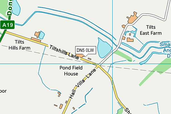 DN5 0LW map - OS VectorMap District (Ordnance Survey) DN5 0LW map - OS VectorMap District (Ordnance Survey)