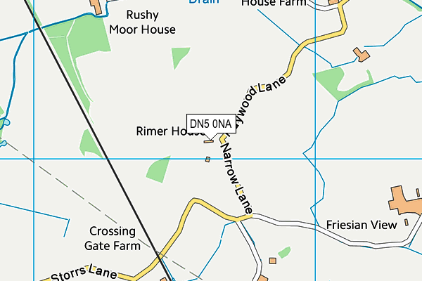 DN5 0NA map - OS VectorMap District (Ordnance Survey) DN5 0NA map - OS VectorMap District (Ordnance Survey)