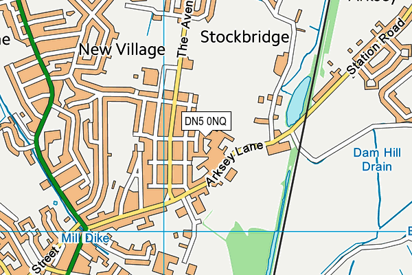 DN5 0NQ map - OS VectorMap District (Ordnance Survey) DN5 0NQ map - OS VectorMap District (Ordnance Survey)