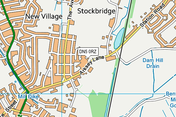 DN5 0RZ map - OS VectorMap District (Ordnance Survey) DN5 0RZ map - OS VectorMap District (Ordnance Survey)