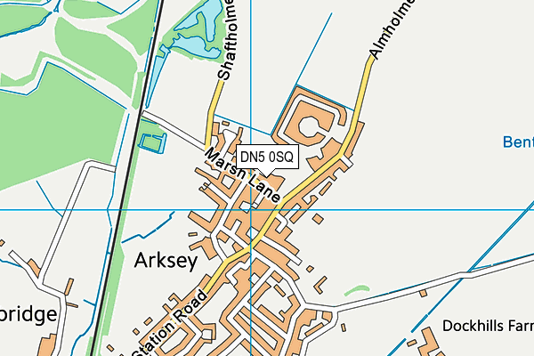 DN5 0SQ map - OS VectorMap District (Ordnance Survey) DN5 0SQ map - OS VectorMap District (Ordnance Survey)
