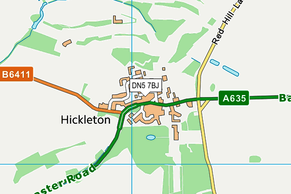 DN5 7BJ map - OS VectorMap District (Ordnance Survey) DN5 7BJ map - OS VectorMap District (Ordnance Survey)