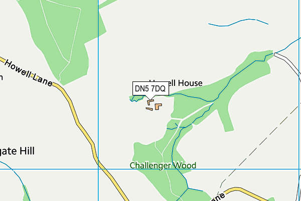 DN5 7DQ map - OS VectorMap District (Ordnance Survey) DN5 7DQ map - OS VectorMap District (Ordnance Survey)