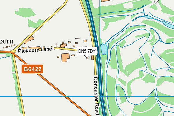 DN5 7DY map - OS VectorMap District (Ordnance Survey) DN5 7DY map - OS VectorMap District (Ordnance Survey)