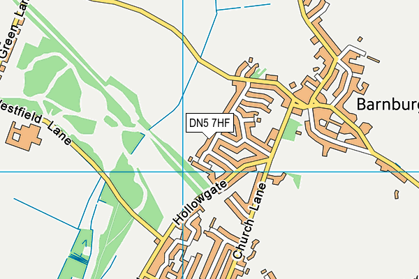 DN5 7HF map - OS VectorMap District (Ordnance Survey) DN5 7HF map - OS VectorMap District (Ordnance Survey)