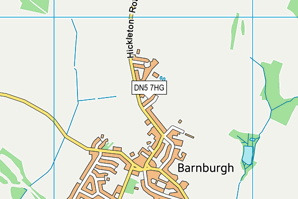 DN5 7HG map - OS VectorMap District (Ordnance Survey) DN5 7HG map - OS VectorMap District (Ordnance Survey)