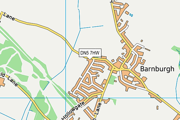 DN5 7HW map - OS VectorMap District (Ordnance Survey) DN5 7HW map - OS VectorMap District (Ordnance Survey)