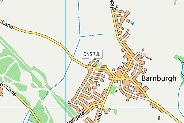 DN5 7JL map - OS VectorMap District (Ordnance Survey) DN5 7JL map - OS VectorMap District (Ordnance Survey)