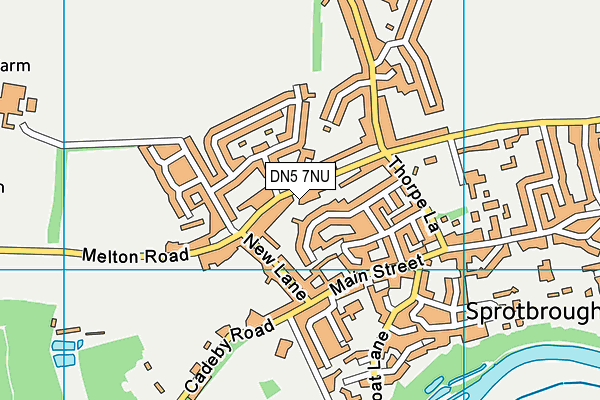 DN5 7NU map - OS VectorMap District (Ordnance Survey) DN5 7NU map - OS VectorMap District (Ordnance Survey)