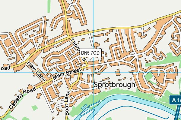 DN5 7QD map - OS VectorMap District (Ordnance Survey) DN5 7QD map - OS VectorMap District (Ordnance Survey)