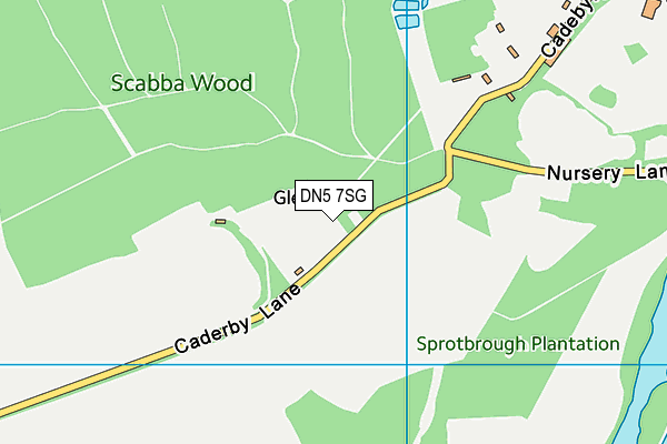 DN5 7SG map - OS VectorMap District (Ordnance Survey) DN5 7SG map - OS VectorMap District (Ordnance Survey)