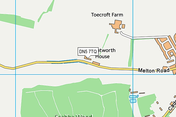 DN5 7TQ map - OS VectorMap District (Ordnance Survey) DN5 7TQ map - OS VectorMap District (Ordnance Survey)
