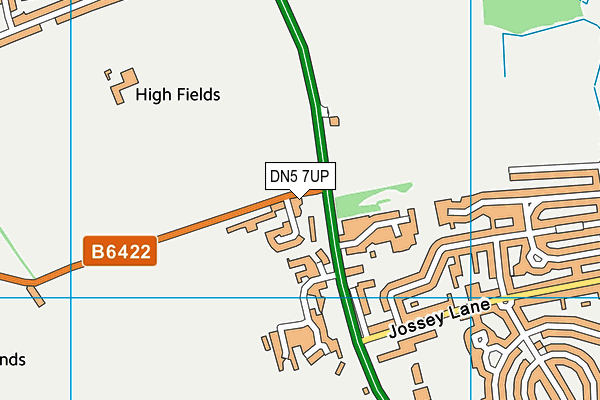 DN5 7UP map - OS VectorMap District (Ordnance Survey) DN5 7UP map - OS VectorMap District (Ordnance Survey)