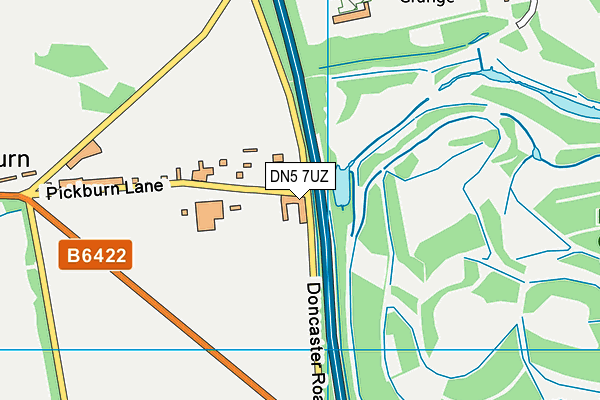 DN5 7UZ map - OS VectorMap District (Ordnance Survey) DN5 7UZ map - OS VectorMap District (Ordnance Survey)