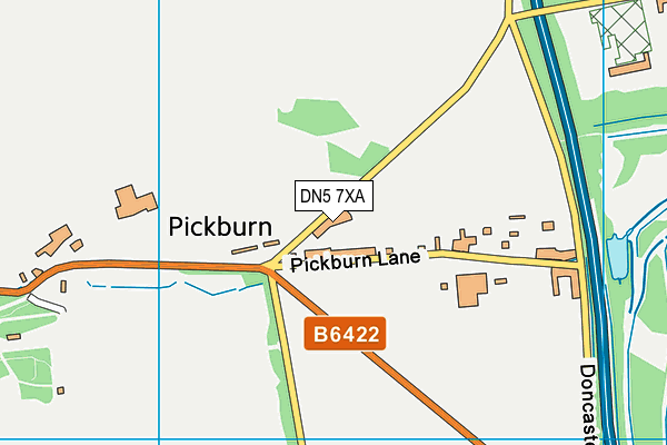 DN5 7XA map - OS VectorMap District (Ordnance Survey) DN5 7XA map - OS VectorMap District (Ordnance Survey)