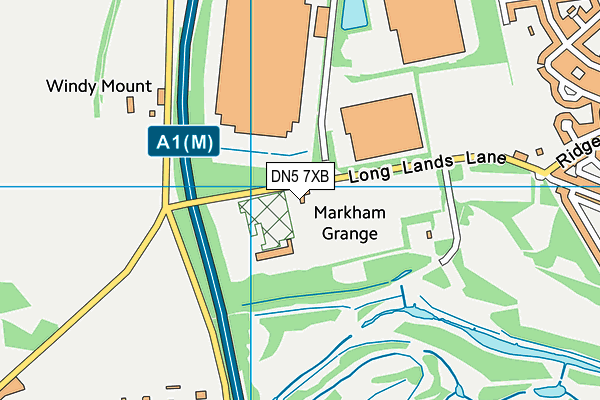 DN5 7XB map - OS VectorMap District (Ordnance Survey) DN5 7XB map - OS VectorMap District (Ordnance Survey)