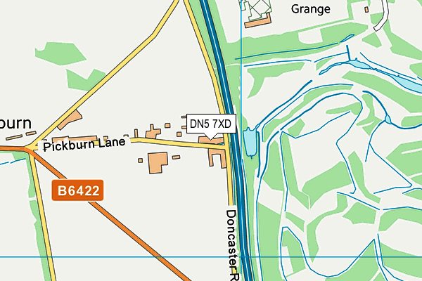 DN5 7XD map - OS VectorMap District (Ordnance Survey) DN5 7XD map - OS VectorMap District (Ordnance Survey)