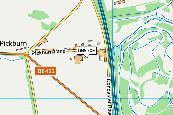 DN5 7XE map - OS VectorMap District (Ordnance Survey) DN5 7XE map - OS VectorMap District (Ordnance Survey)