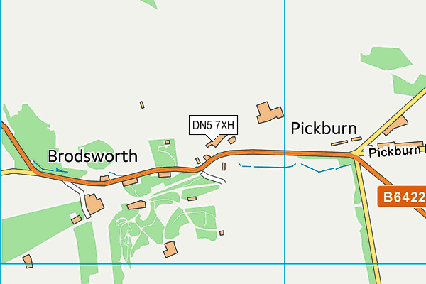 DN5 7XH map - OS VectorMap District (Ordnance Survey) DN5 7XH map - OS VectorMap District (Ordnance Survey)