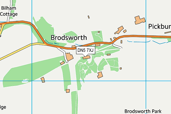DN5 7XJ map - OS VectorMap District (Ordnance Survey) DN5 7XJ map - OS VectorMap District (Ordnance Survey)