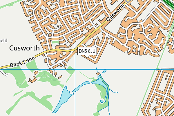 DN5 8JU map - OS VectorMap District (Ordnance Survey) DN5 8JU map - OS VectorMap District (Ordnance Survey)
