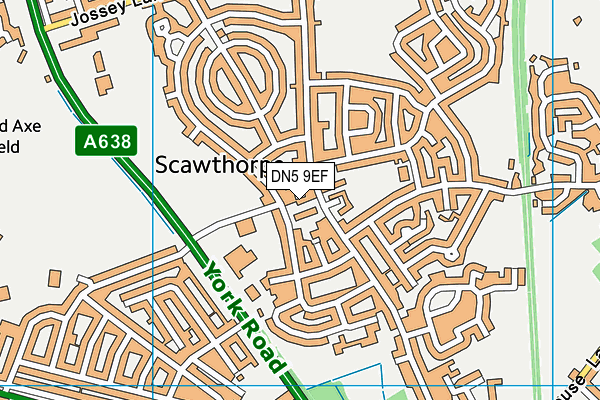 DN5 9EF map - OS VectorMap District (Ordnance Survey) DN5 9EF map - OS VectorMap District (Ordnance Survey)