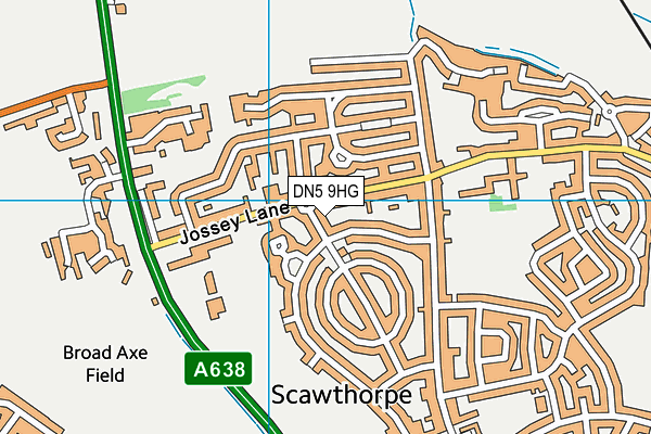 DN5 9HG map - OS VectorMap District (Ordnance Survey) DN5 9HG map - OS VectorMap District (Ordnance Survey)