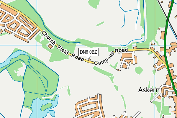 DN6 0BZ map - OS VectorMap District (Ordnance Survey) DN6 0BZ map - OS VectorMap District (Ordnance Survey)