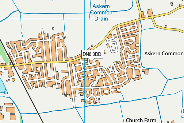 DN6 0DD map - OS VectorMap District (Ordnance Survey) DN6 0DD map - OS VectorMap District (Ordnance Survey)