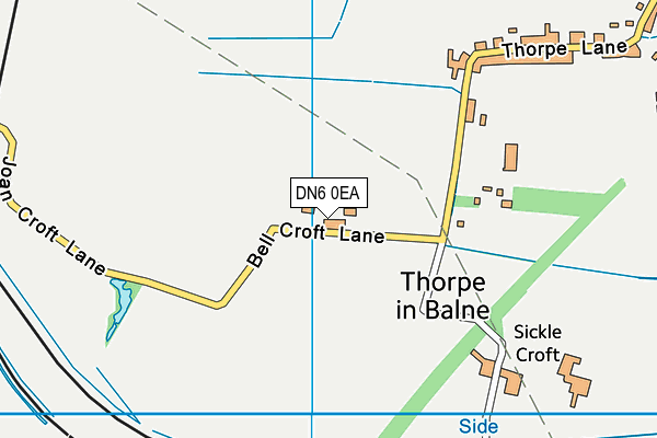 DN6 0EA map - OS VectorMap District (Ordnance Survey) DN6 0EA map - OS VectorMap District (Ordnance Survey)