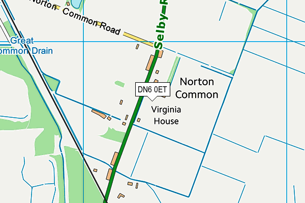 DN6 0ET map - OS VectorMap District (Ordnance Survey) DN6 0ET map - OS VectorMap District (Ordnance Survey)