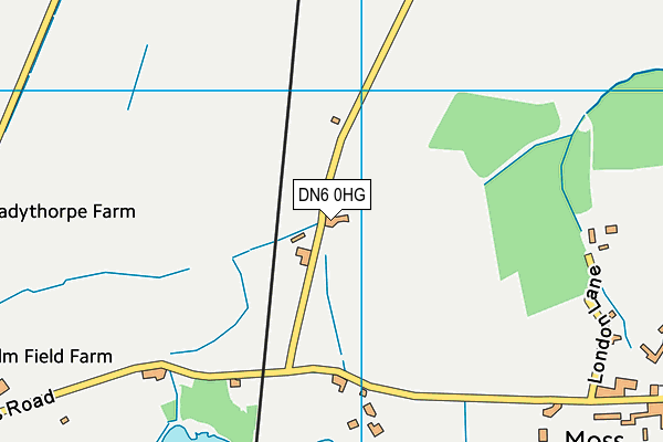 DN6 0HG map - OS VectorMap District (Ordnance Survey) DN6 0HG map - OS VectorMap District (Ordnance Survey)