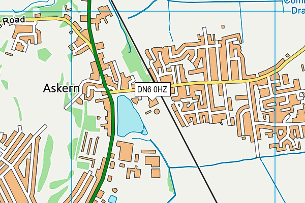 DN6 0HZ map - OS VectorMap District (Ordnance Survey) DN6 0HZ map - OS VectorMap District (Ordnance Survey)