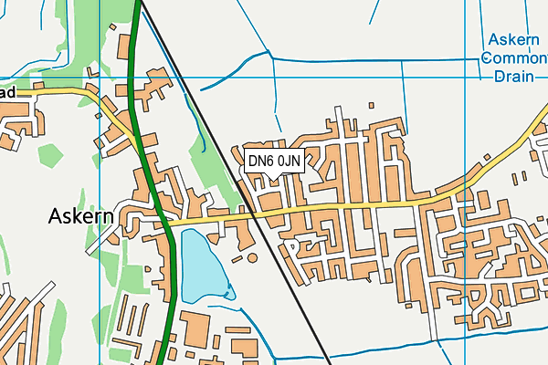 DN6 0JN map - OS VectorMap District (Ordnance Survey) DN6 0JN map - OS VectorMap District (Ordnance Survey)
