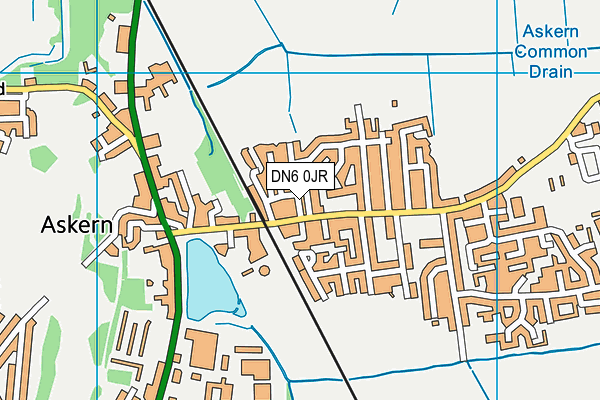 DN6 0JR map - OS VectorMap District (Ordnance Survey)
