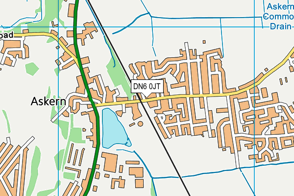 DN6 0JT map - OS VectorMap District (Ordnance Survey) DN6 0JT map - OS VectorMap District (Ordnance Survey)