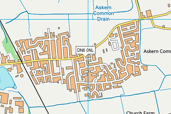 DN6 0NL map - OS VectorMap District (Ordnance Survey) DN6 0NL map - OS VectorMap District (Ordnance Survey)