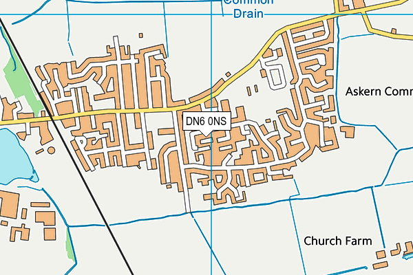DN6 0NS map - OS VectorMap District (Ordnance Survey) DN6 0NS map - OS VectorMap District (Ordnance Survey)