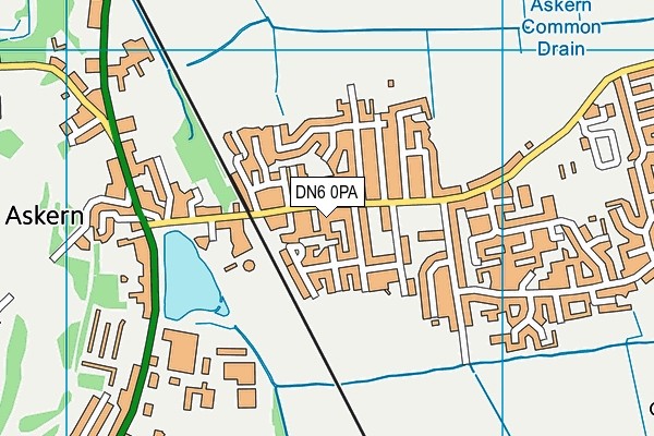DN6 0PA map - OS VectorMap District (Ordnance Survey) DN6 0PA map - OS VectorMap District (Ordnance Survey)