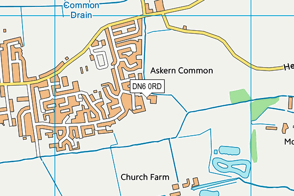 DN6 0RD map - OS VectorMap District (Ordnance Survey) DN6 0RD map - OS VectorMap District (Ordnance Survey)