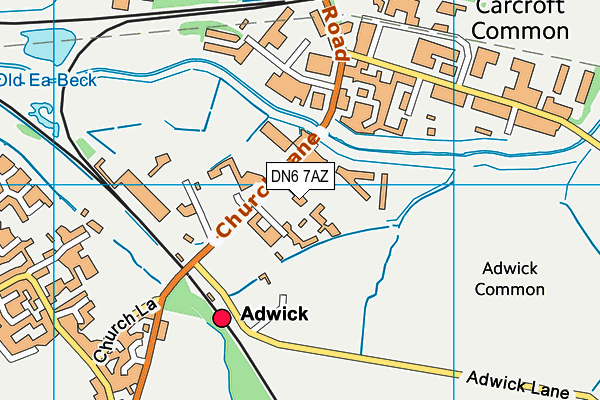 DN6 7AZ map - OS VectorMap District (Ordnance Survey) DN6 7AZ map - OS VectorMap District (Ordnance Survey)