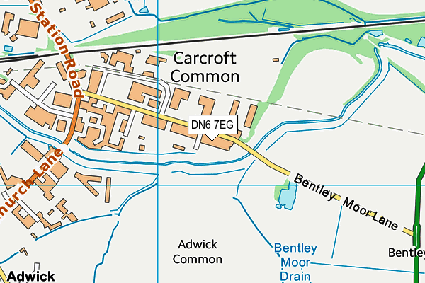 DN6 7EG map - OS VectorMap District (Ordnance Survey) DN6 7EG map - OS VectorMap District (Ordnance Survey)