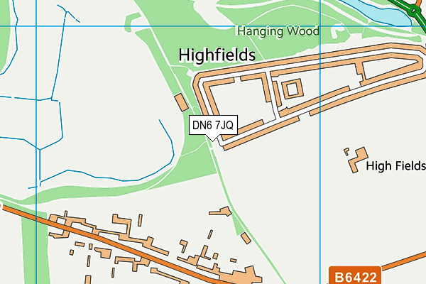 DN6 7JQ map - OS VectorMap District (Ordnance Survey) DN6 7JQ map - OS VectorMap District (Ordnance Survey)