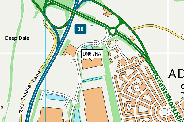 DN6 7NA map - OS VectorMap District (Ordnance Survey) DN6 7NA map - OS VectorMap District (Ordnance Survey)
