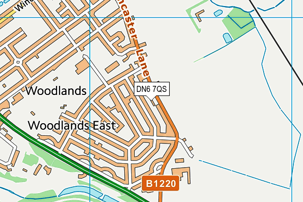 DN6 7QS map - OS VectorMap District (Ordnance Survey) DN6 7QS map - OS VectorMap District (Ordnance Survey)