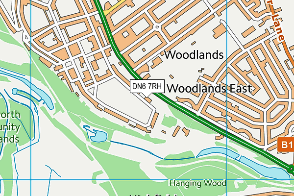 DN6 7RH map - OS VectorMap District (Ordnance Survey) DN6 7RH map - OS VectorMap District (Ordnance Survey)