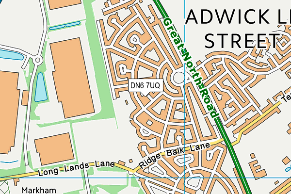 DN6 7UQ map - OS VectorMap District (Ordnance Survey) DN6 7UQ map - OS VectorMap District (Ordnance Survey)