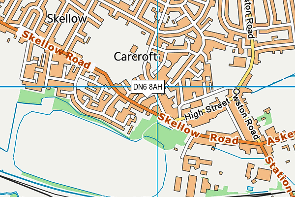 DN6 8AH map - OS VectorMap District (Ordnance Survey) DN6 8AH map - OS VectorMap District (Ordnance Survey)