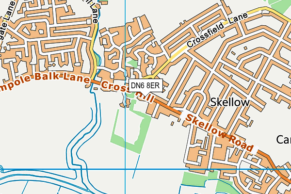 DN6 8ER map - OS VectorMap District (Ordnance Survey) DN6 8ER map - OS VectorMap District (Ordnance Survey)